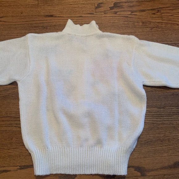 Vintage Ginenne Floral Collared Sweater - Picture 5 of 6